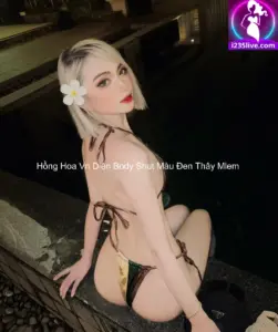 Hồng Hoa Vn Diện Body Shut Màu Đen Thây Mlem 1